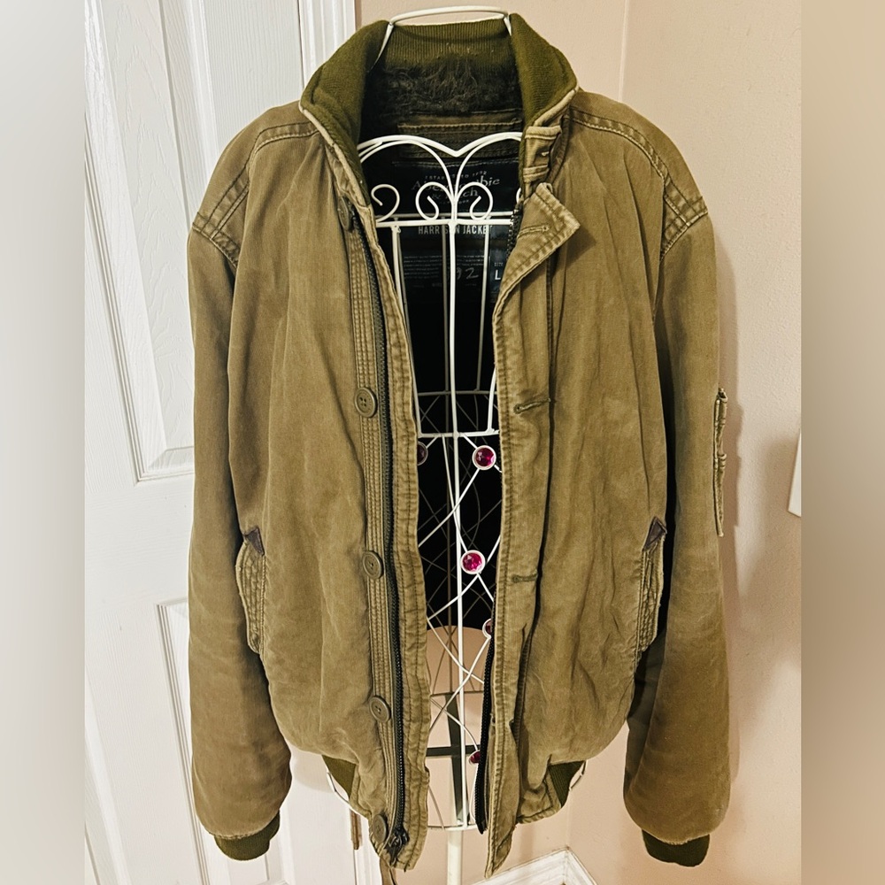 Vintage Abercrombie & Fitch Harrison Bomber Jacket